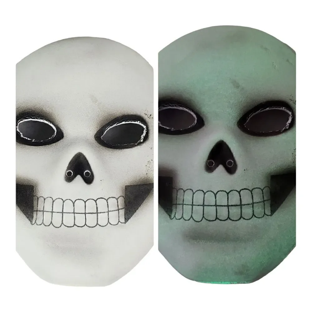 Grim Reaper Costume Size Medium Youth Glow In the Dark Scary Spooky Dress Up